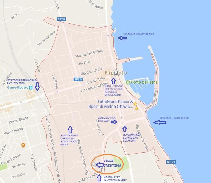 Via Pisa Hotel Riposto Eksteriør billede